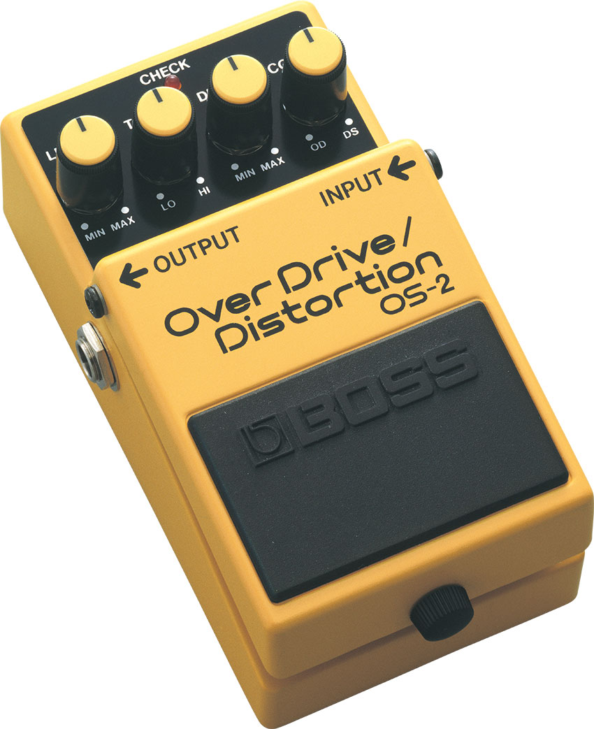 Foto 3 pulgar | Pedal de Efecto Boss Overdrive/Distortion OS-2 Amarillo