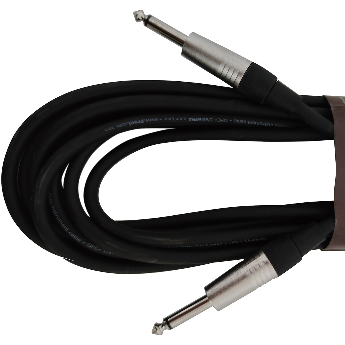 Foto 2 pulgar | Cable para Instrumento Proel LW GC100LU06 Negro 6.3 mm Mono 6 m