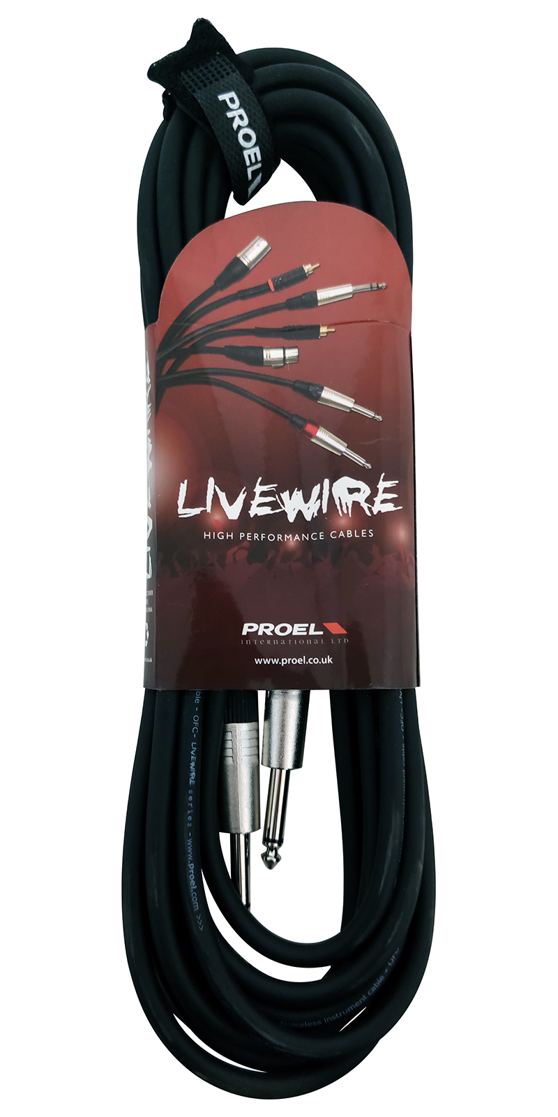 Foto 2 | Cable para Instrumento Proel LW GC100LU06 Negro 6.3 mm Mono 6 m