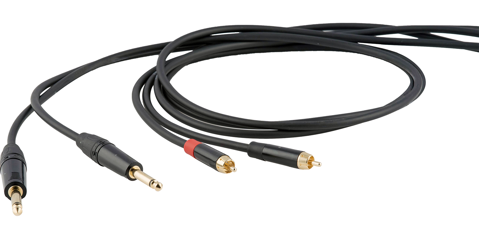 Proel Dhs535lu3 Cable Audio 2 Plug 6.3 mm a 2 Rca 3 metros