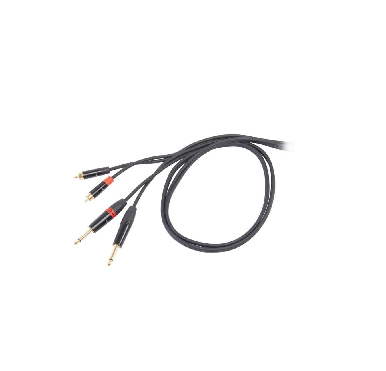 Foto 3 pulgar | Proel Dhs535lu3 Cable Audio 2 Plug 6.3 mm a 2 Rca 3 metros