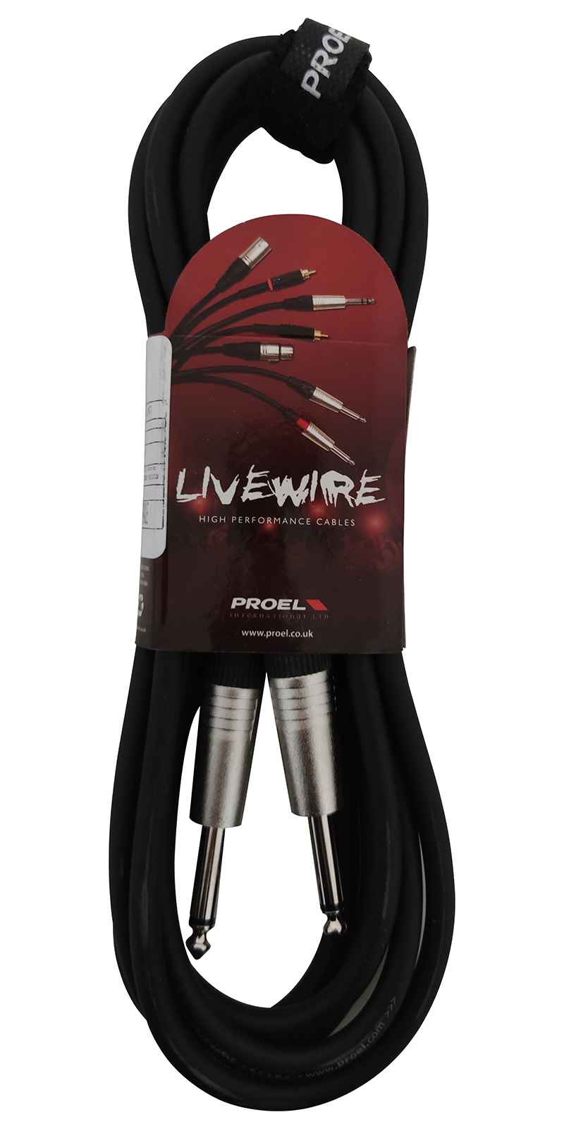 Foto 2 | Cable para Guitarra o Bajo Proel LW GC100LU03 3 Metros
