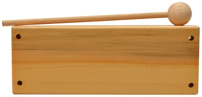 Foto 3 | Block de Madera New Beat T-23a Redoba Tono Alto con Baqueta