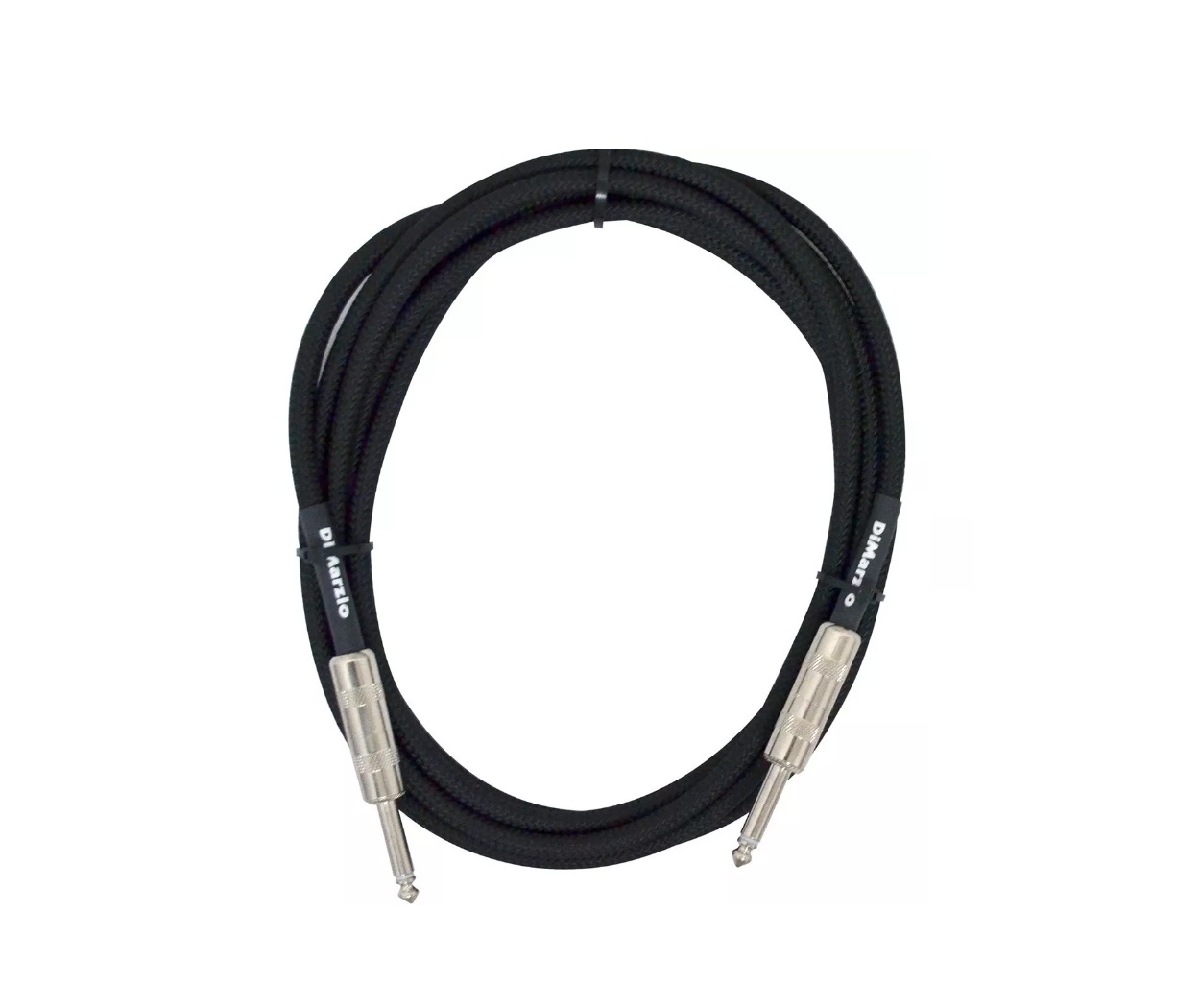 Cable Guitarra Instrumento Textil 5 m Dimarzio Ep1718 Blk