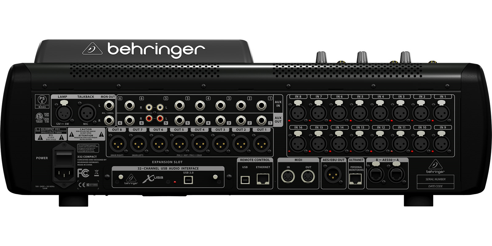 Foto 5 pulgar | Compact Mezcladora Digital de 32 Canales Behringer X32