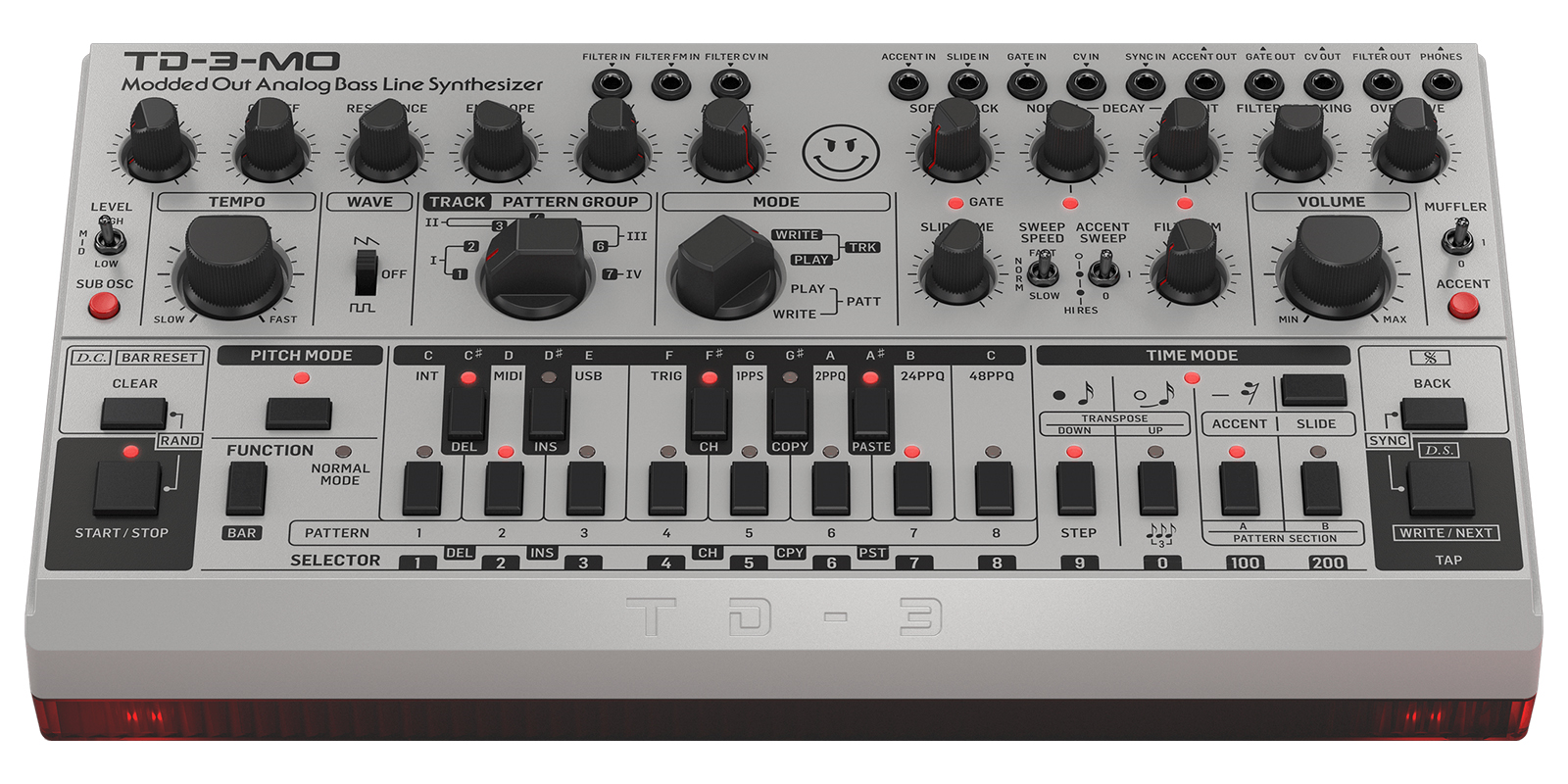 Foto 1 | Sintetizador Análogo Dj Rap Behringer Td-3-mo-sr Bass Line