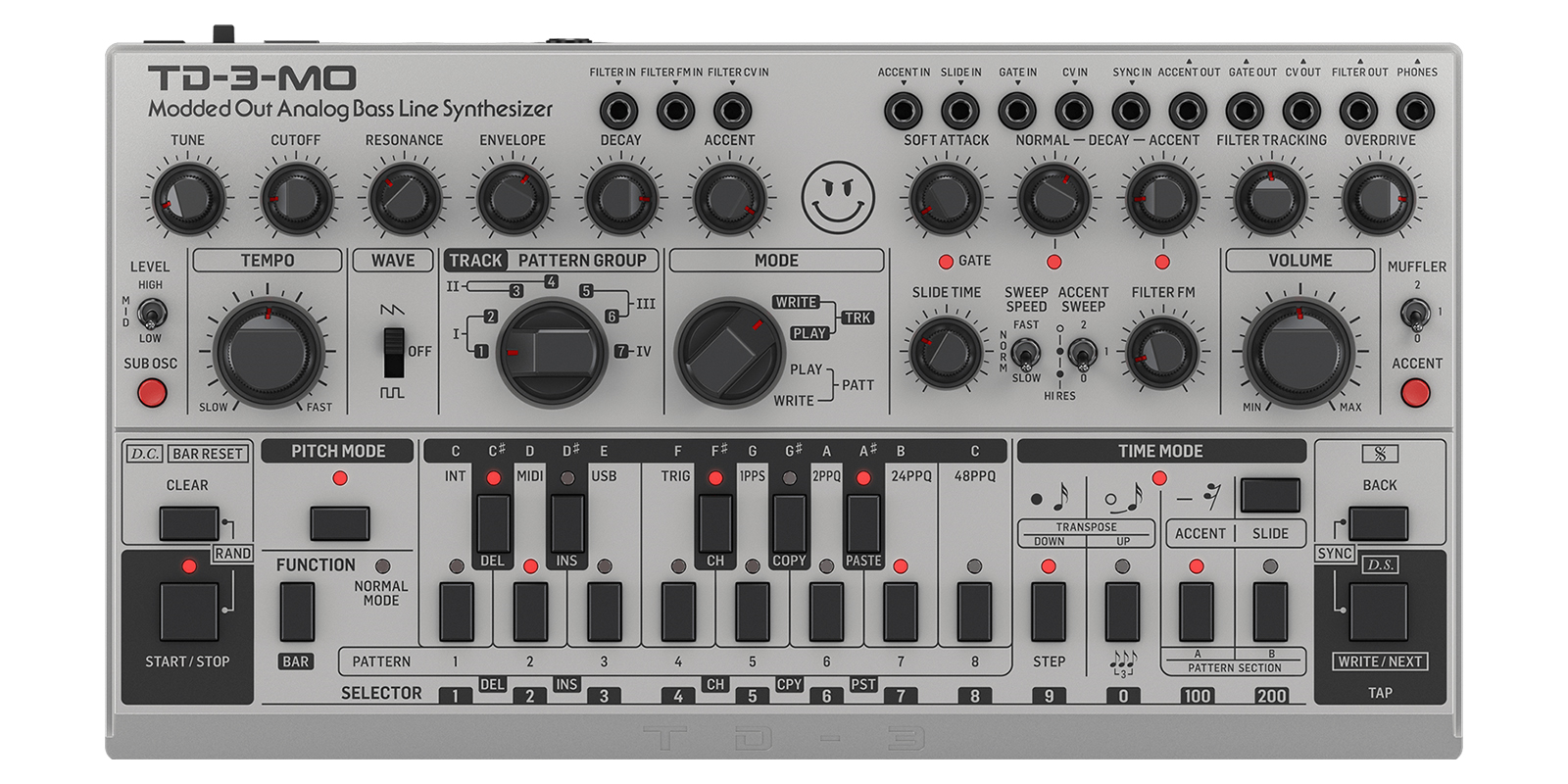 Foto 6 pulgar | Sintetizador Análogo Dj Rap Behringer Td-3-mo-sr Bass Line