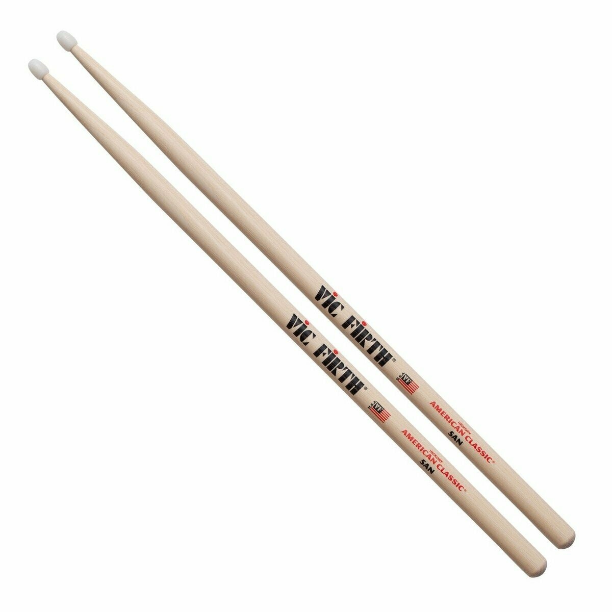 Foto 2 pulgar | Baquetas Vic Firth 5an Color Beige Con Punta De Nylon