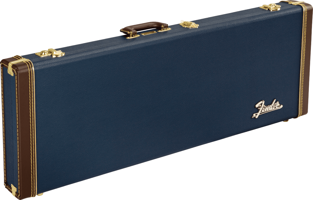 Foto 1 | Fender Estuche De Madera Para Guitarra Stratocaster, Telecaster, Serie Classic, Azul Marino
