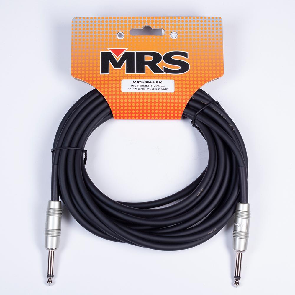 Foto 1 | Cable Para Instrumento De 6 M Morrison Mrs-6m-i-bk Color Negro Conector 1/4 Pulgada Mono