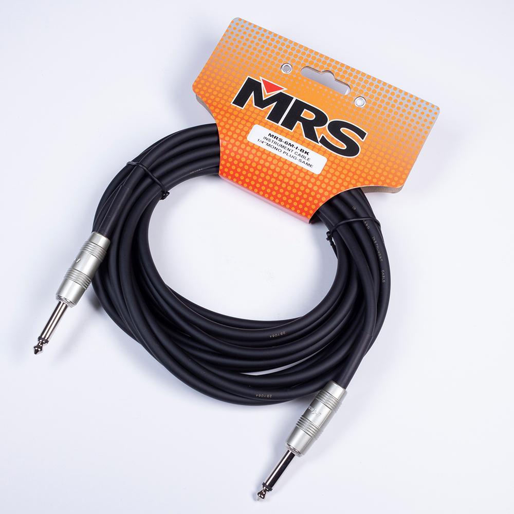 Foto 4 | Cable Para Instrumento De 6 M Morrison Mrs-6m-i-bk Color Negro Conector 1/4 Pulgada Mono
