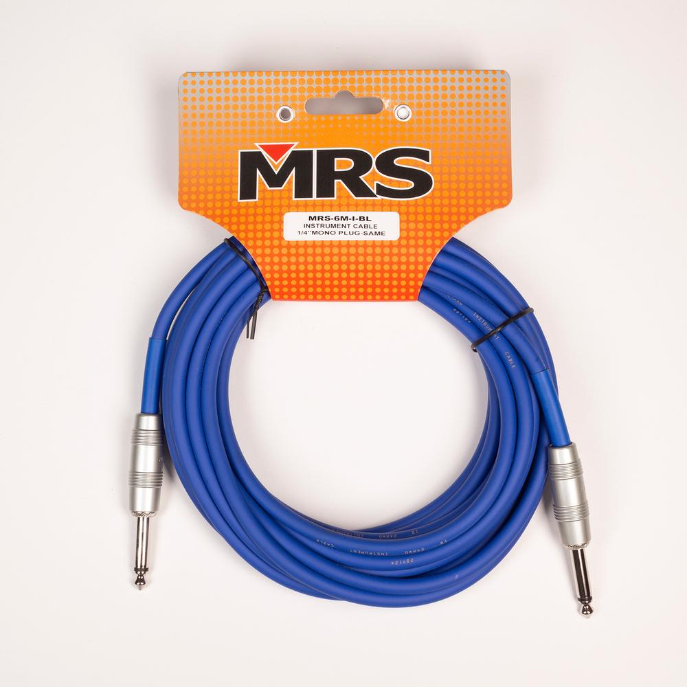 Foto 2 pulgar | Cable Para Instrumento De 6 M Morrison Mrs-6m-i-bl Color Azul Conector 1/4 Pulgada Mono