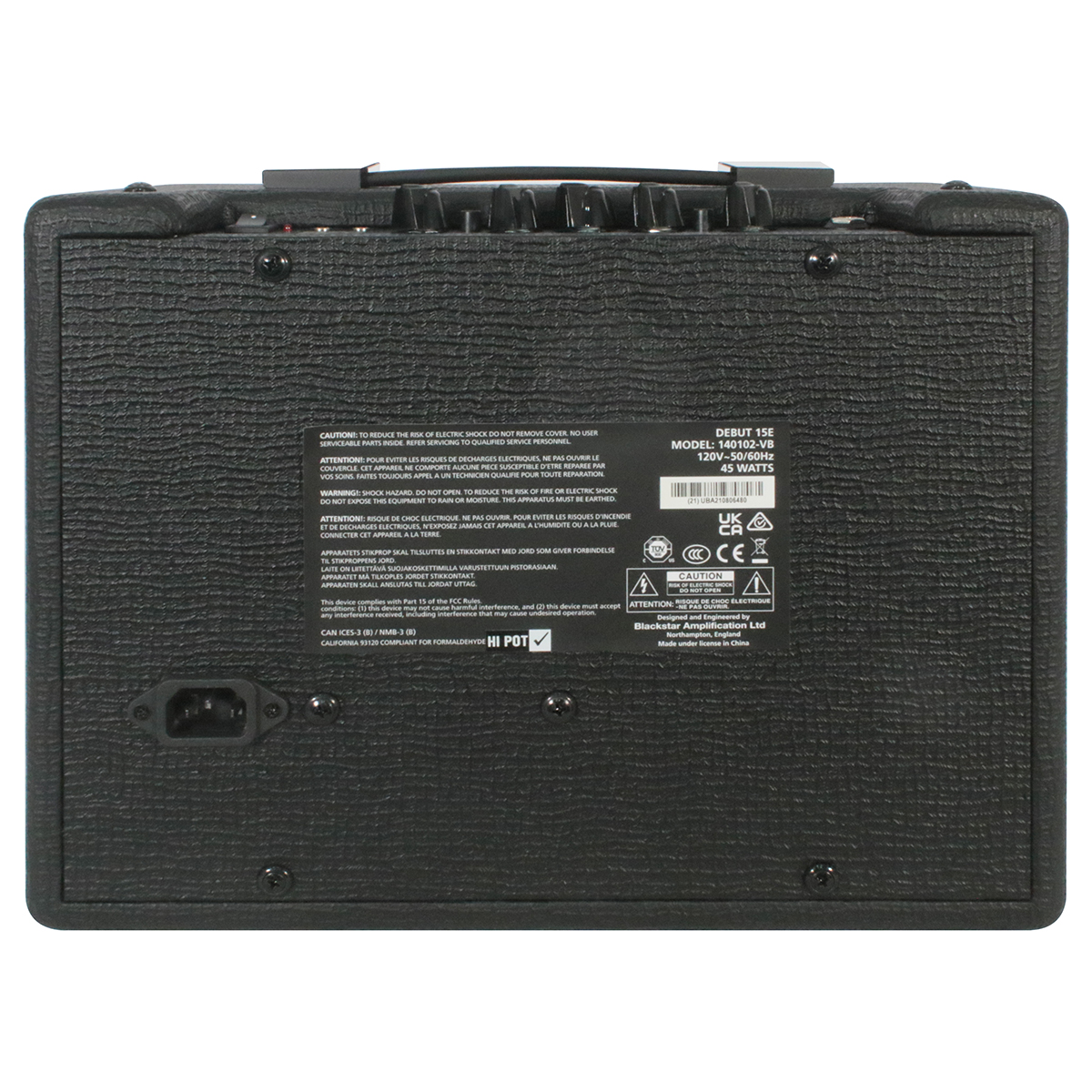 Foto 5 pulgar | Amplificador Blackstar Debut 15e Black Combo  P/ Guitarra 15w