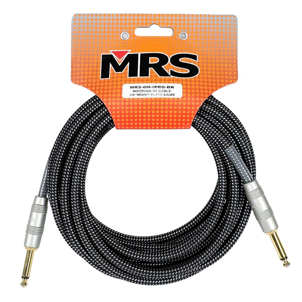 Foto 2 pulgar | Cable Tejido Para Instrumento De 6 M Morrison Mrs-6m-iprg-bk Color Negro Conector 1/4 Pulgada