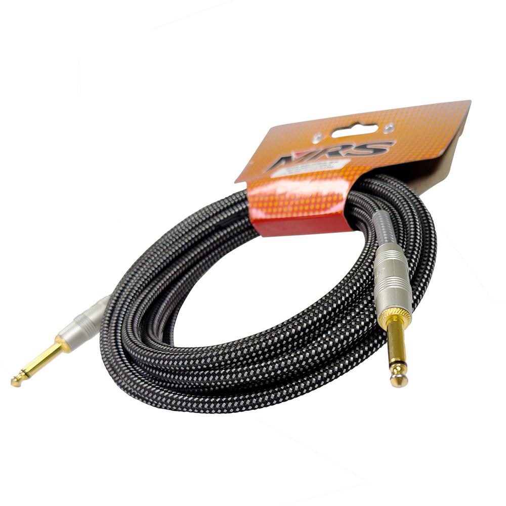 Foto 2 | Cable Tejido Para Instrumento De 6 M Morrison Mrs-6m-iprg-bk Color Negro Conector 1/4 Pulgada