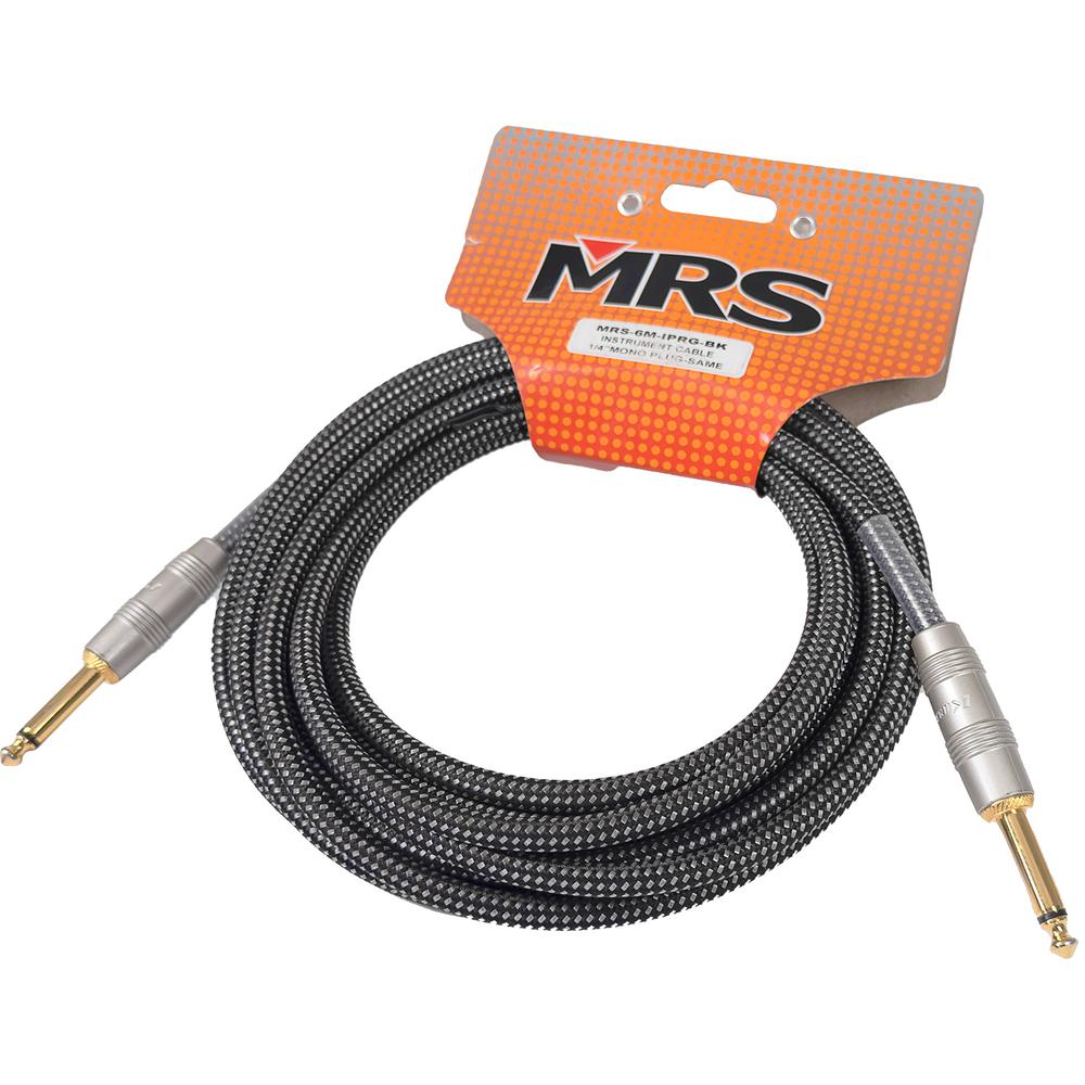 Foto 4 pulgar | Cable Tejido Para Instrumento De 6 M Morrison Mrs-6m-iprg-bk Color Negro Conector 1/4 Pulgada