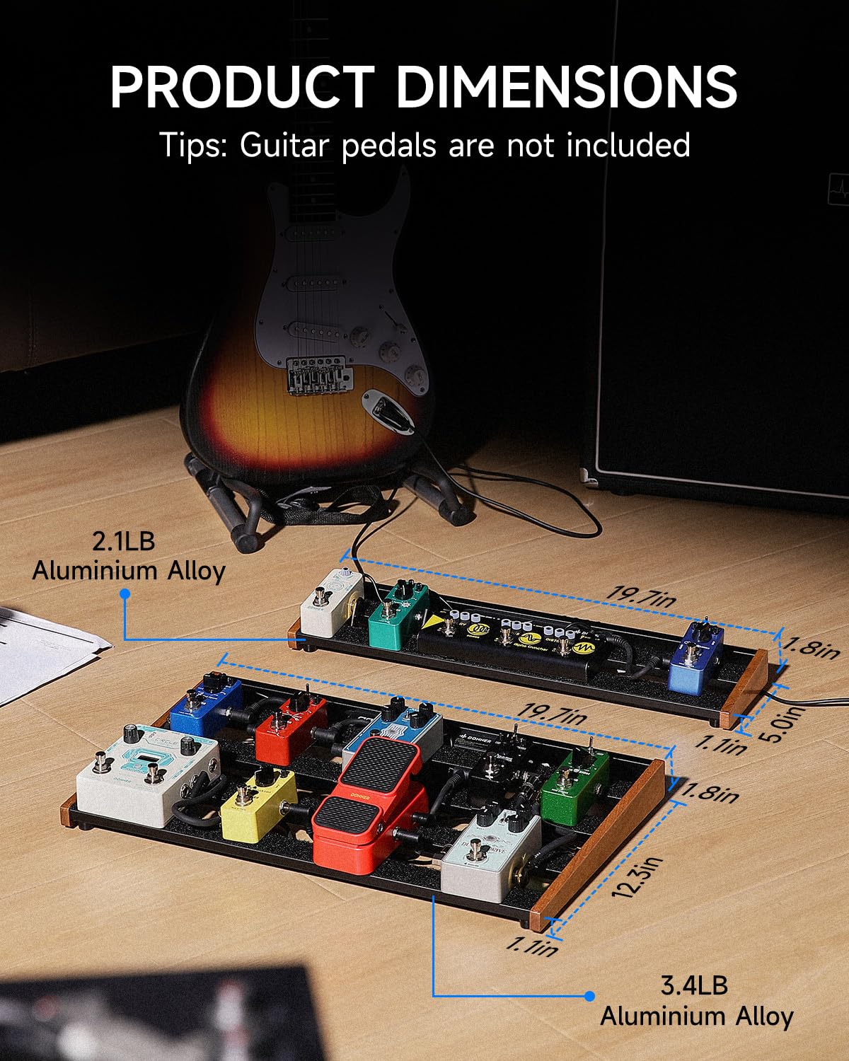 Foto 6 pulgar | Pedalera de Guitarra Donner Db-p300 con Fuente de Alimentación-Venta Internacional
