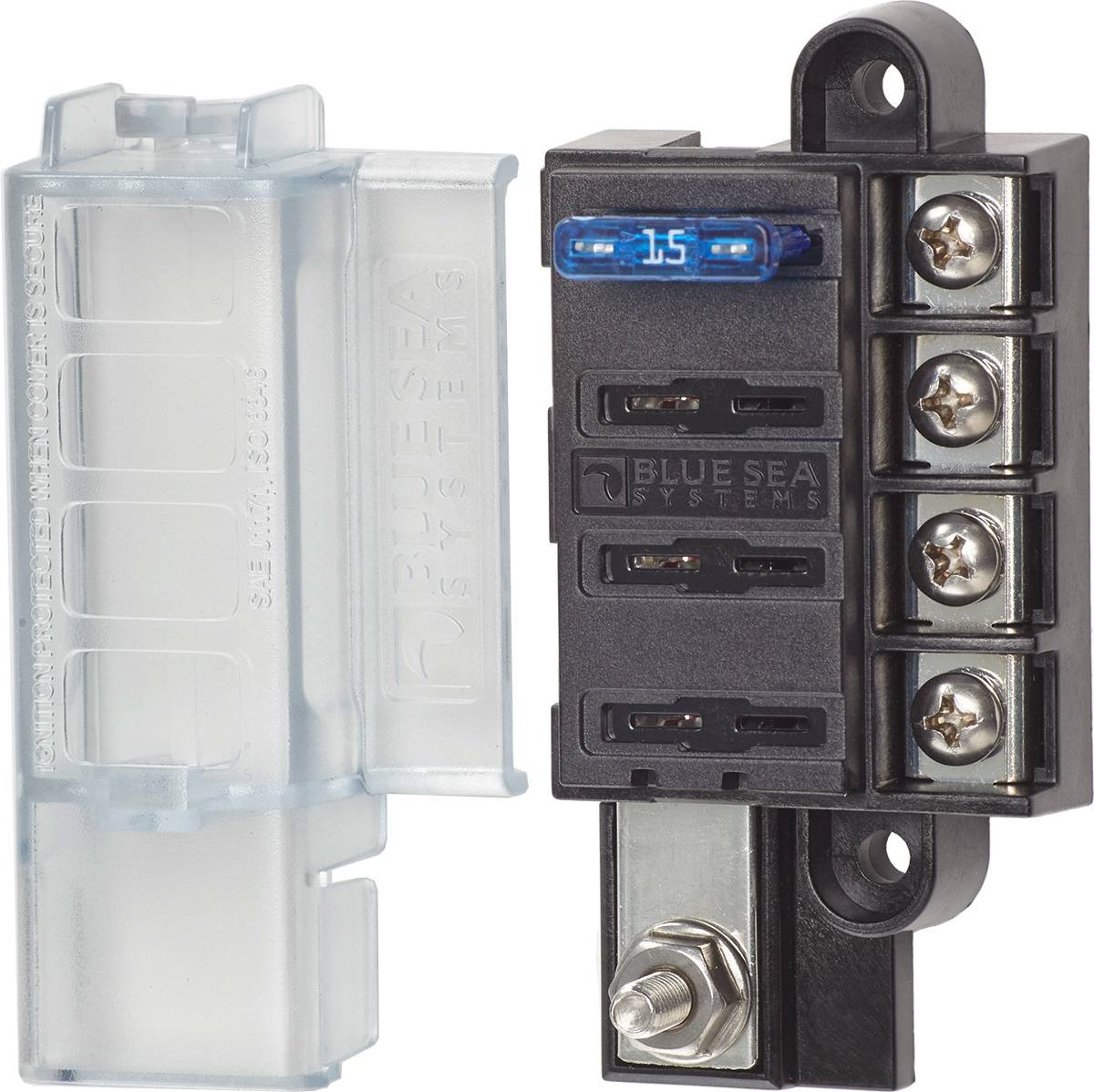 Foto 1 | Bloque De Fusibles Blue Sea Systems 5045 St Blade Compact 4 Circuit - Venta Internacional.