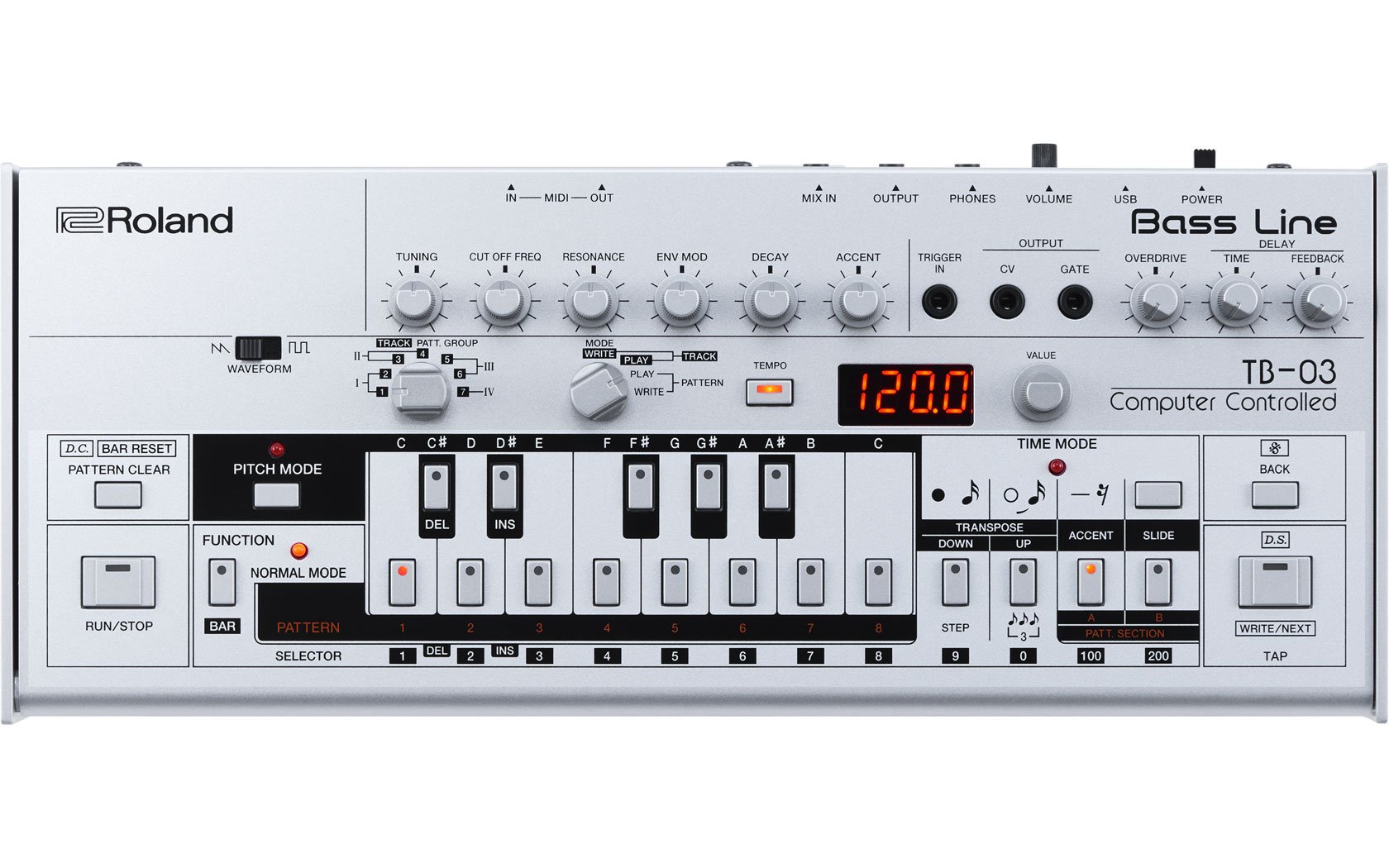 Foto 2 pulgar | Sintetizador Roland Tb-03 Bass Line Boutique - Venta Internacional.