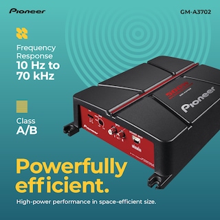 Foto 4 | Amplificador Pioneer Gm-a3702 De 2 Canales Puenteable De 500 W - Venta Internacional.
