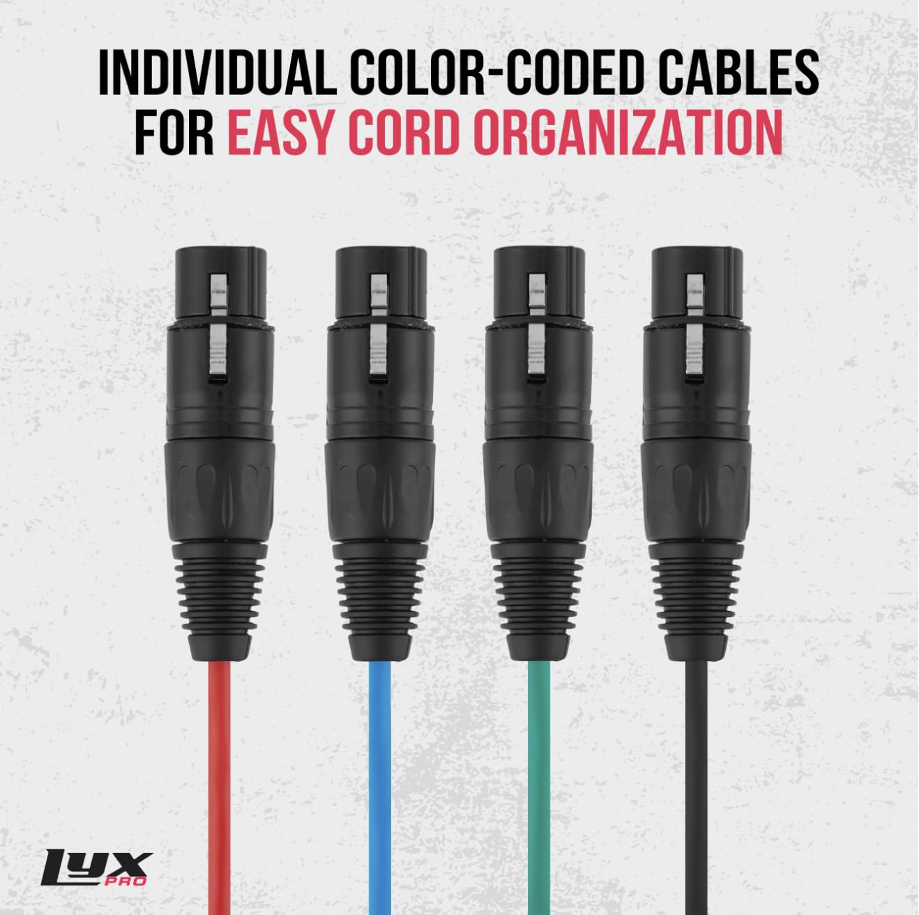 Foto 5 pulgar | Cable Breakout Lyxpro De 4 Canales Xlr/trs Hembra A Rj45 Ethercon - Venta Internacional.