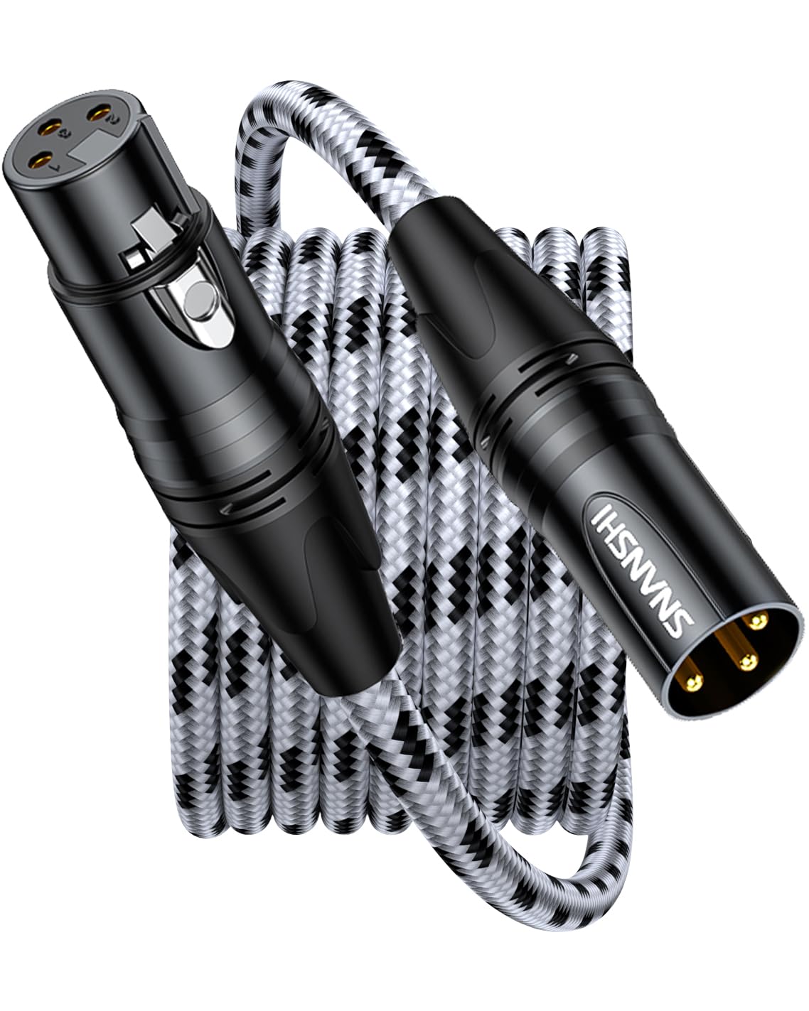 Cable De Micrófono Xlr Snanshi De 100 Pies Con Cobre Sin Oxígeno - Venta Internacional.