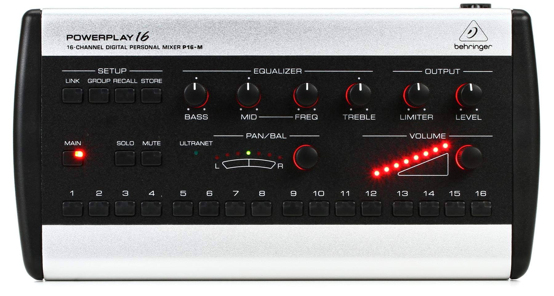 Foto 2 pulgar | Mezclador Personal Digital Behringer Powerplay P16-m De 16 Canales - Venta Internacional.