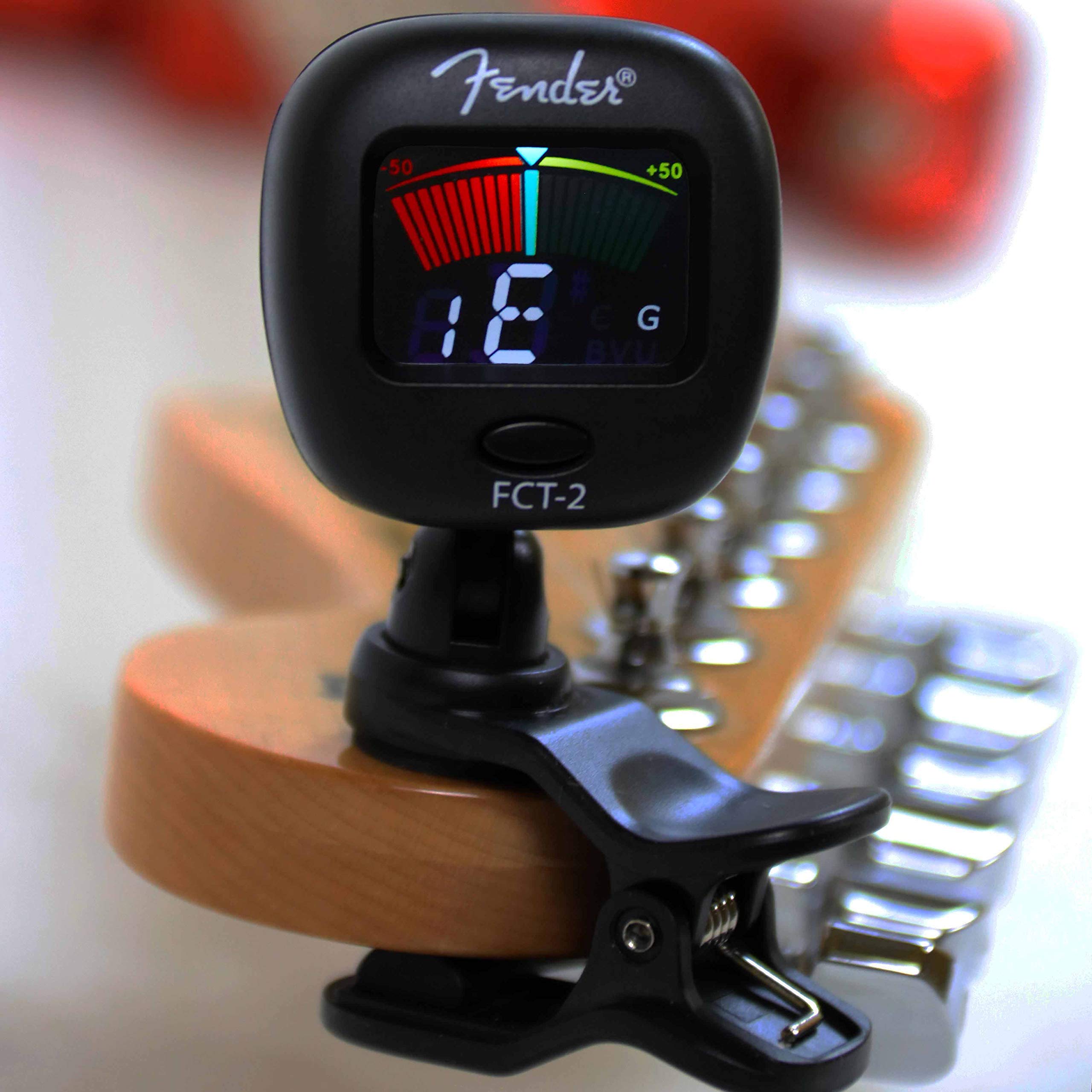 Foto 7 pulgar | Afinador Con Clip Fender Fct-2 Professional Para Guitarra Y Bajo - Venta Internacional.