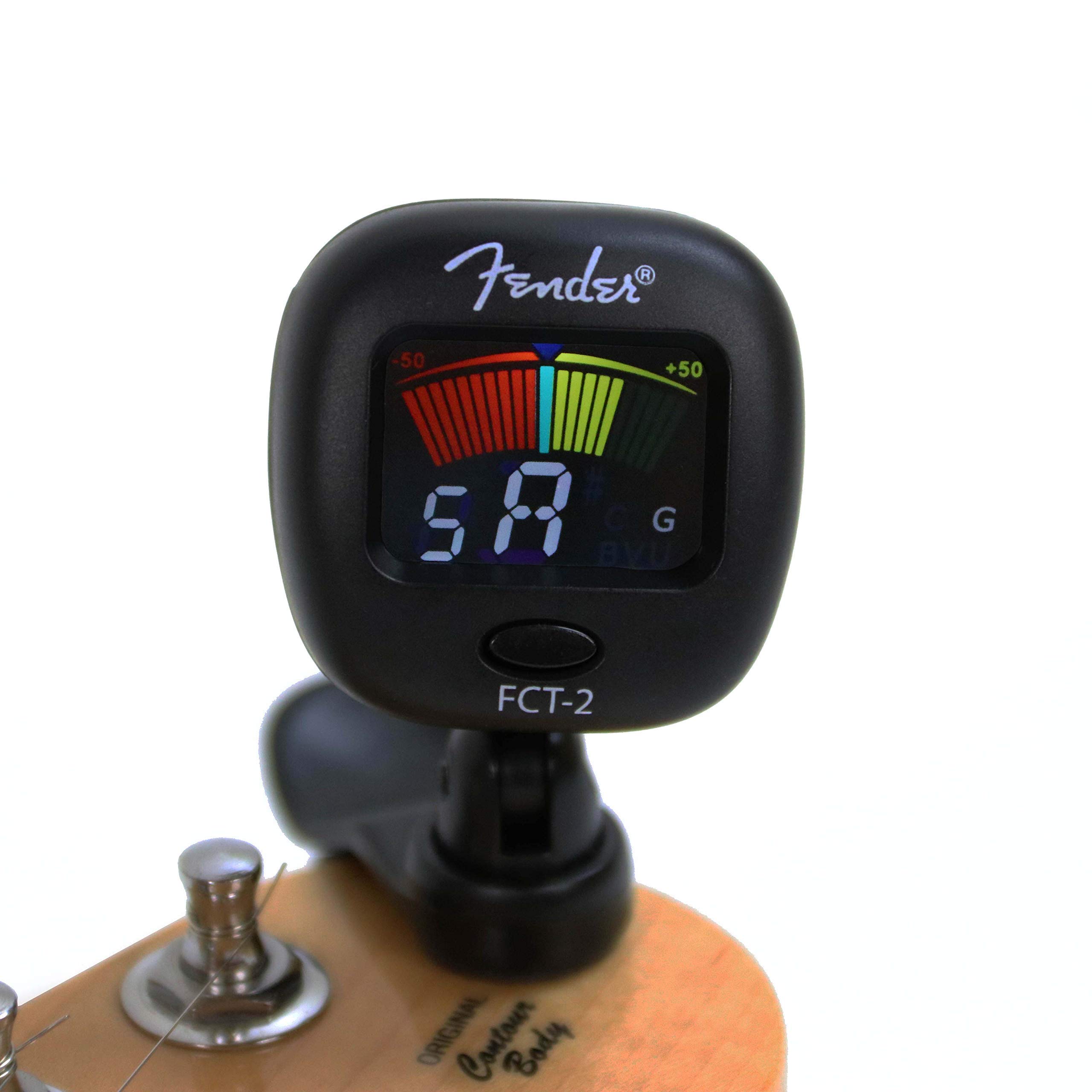 Foto 8 pulgar | Afinador Con Clip Fender Fct-2 Professional Para Guitarra Y Bajo - Venta Internacional.