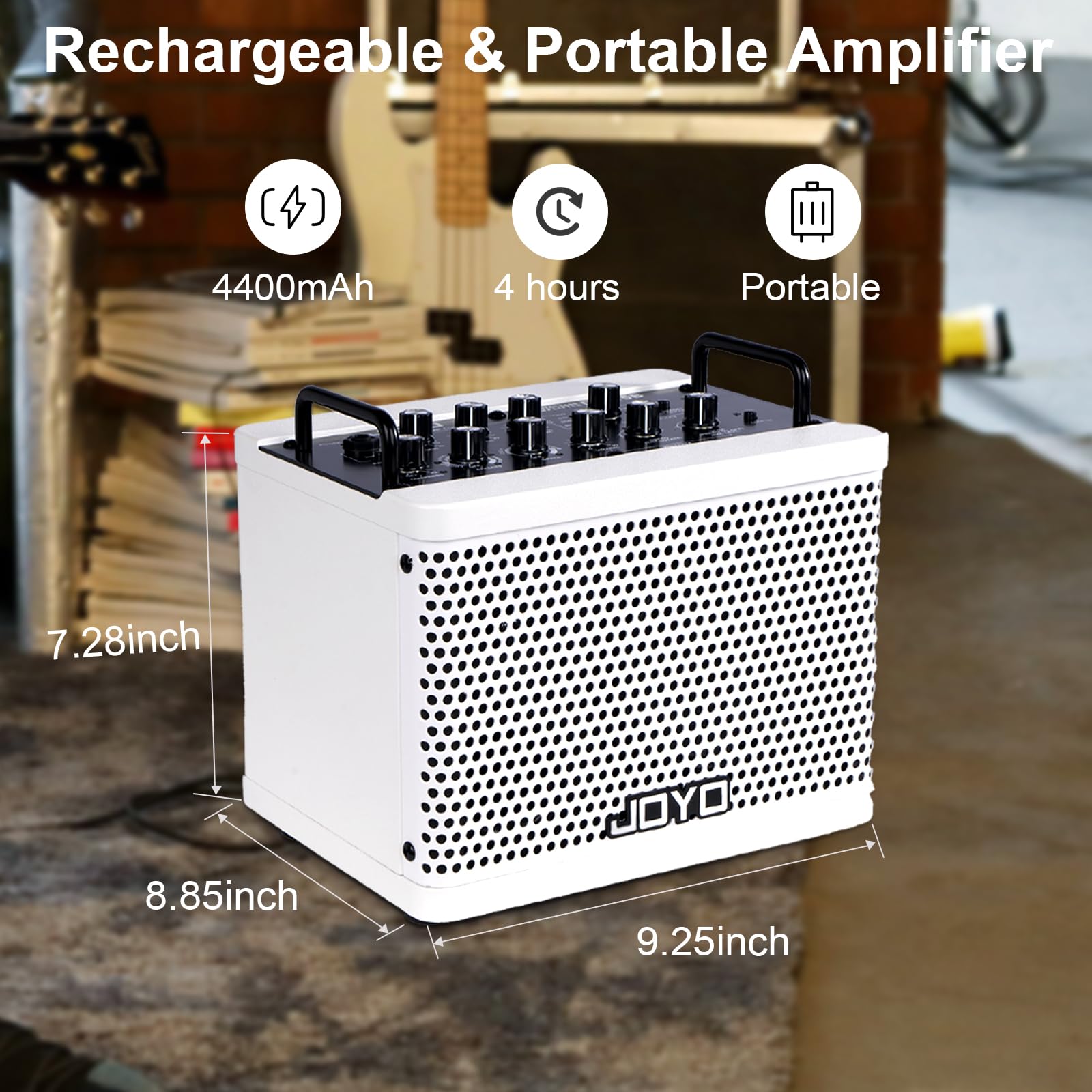 Foto 6 pulgar | Amplificador Combinado De Bajos Joyo Dc-15b De 15 W Con 9 Modelos De Amplificadores Y Efectos - Venta Internacional.