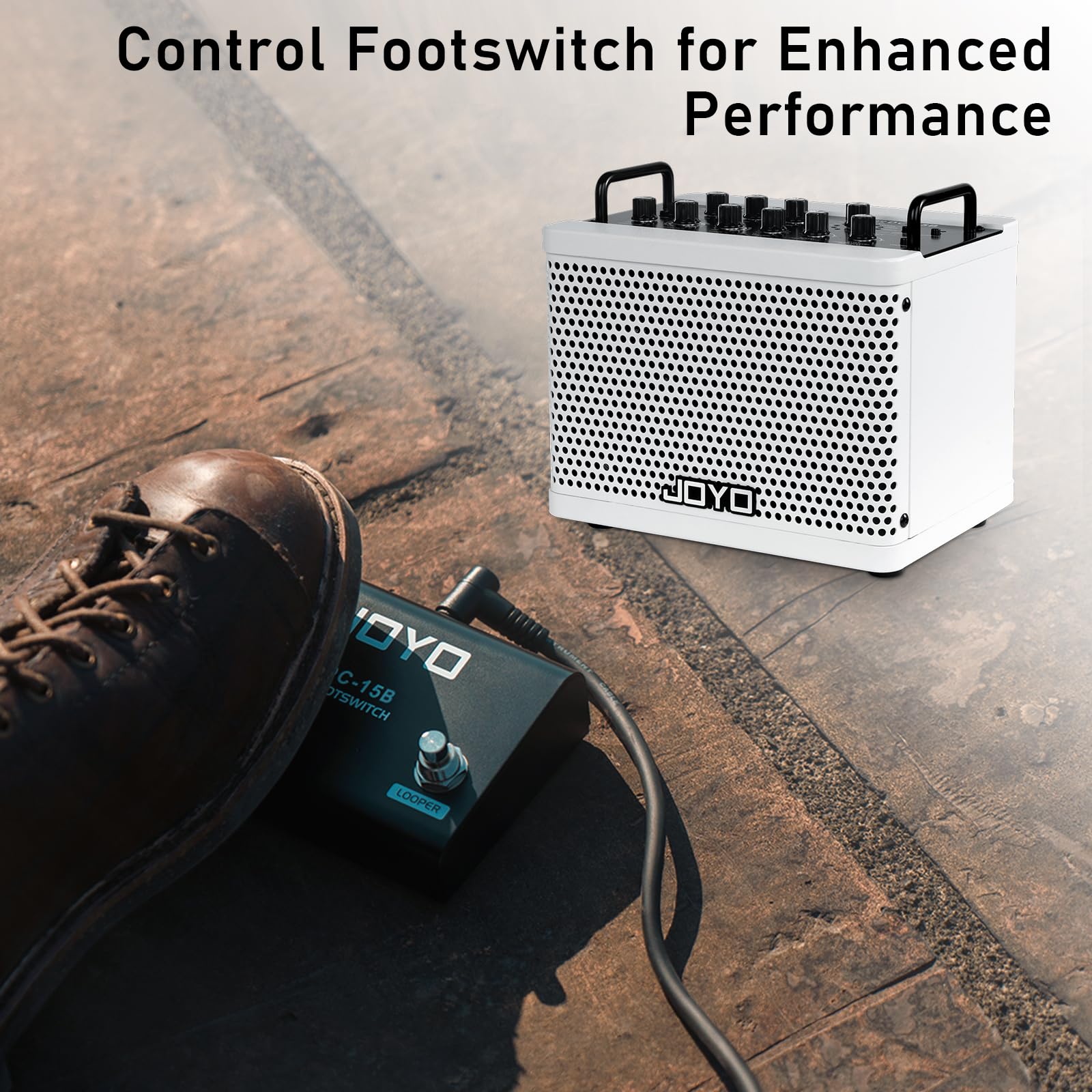 Foto 7 pulgar | Amplificador Combinado De Bajos Joyo Dc-15b De 15 W Con 9 Modelos De Amplificadores Y Efectos - Venta Internacional.
