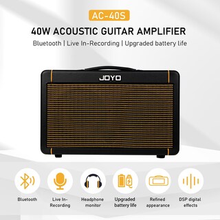 Foto 2 | Amplificador De Guitarra Joyo Ac-40s 40w Para Acústica Con Bluetooth Y Batería - Venta Internacional.