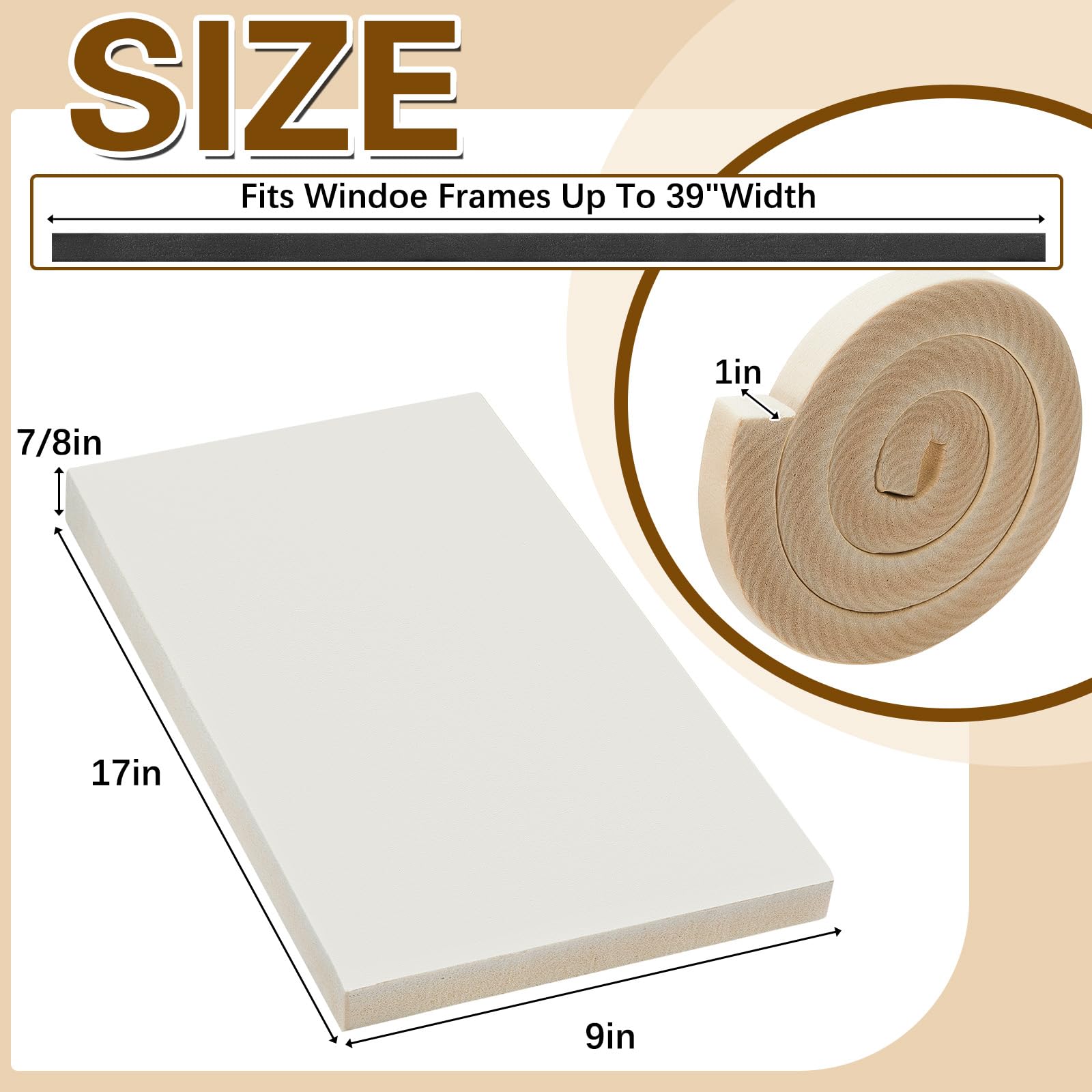 Foto 3 pulgar | Kit De Paneles De Espuma Aislantes Para Aire Acondicionado Para Ventanas Pangda - Venta Internacional.