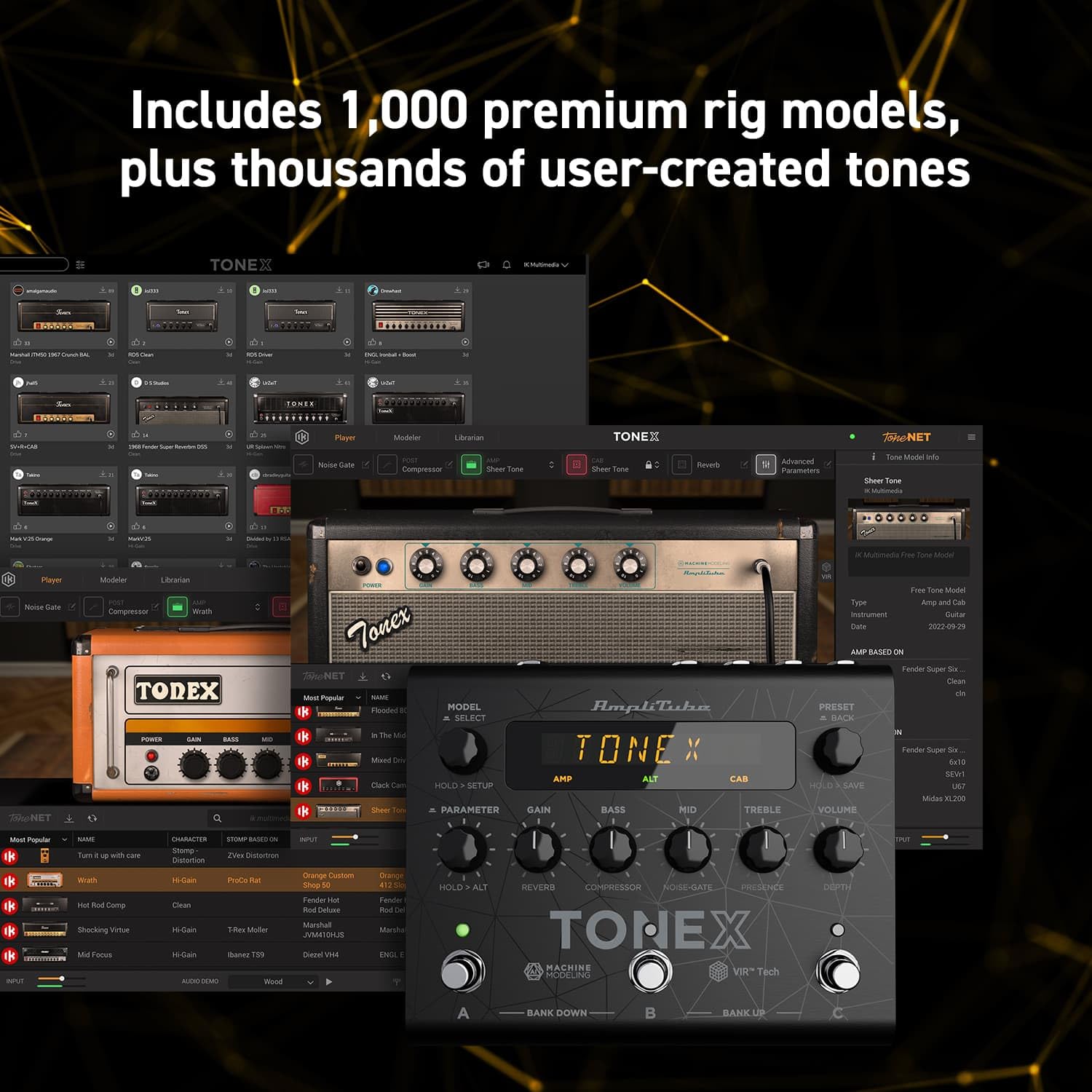Foto 6 pulgar | Pedal Multiefectos Ik Multimedia Tonex Pedal Ai Machine - Venta Internacional.