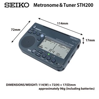 Foto 4 | Sintonizador De Metrónomo Seiko Sth200b Con Volumen Alto Para Banda De Música - Venta Internacional.
