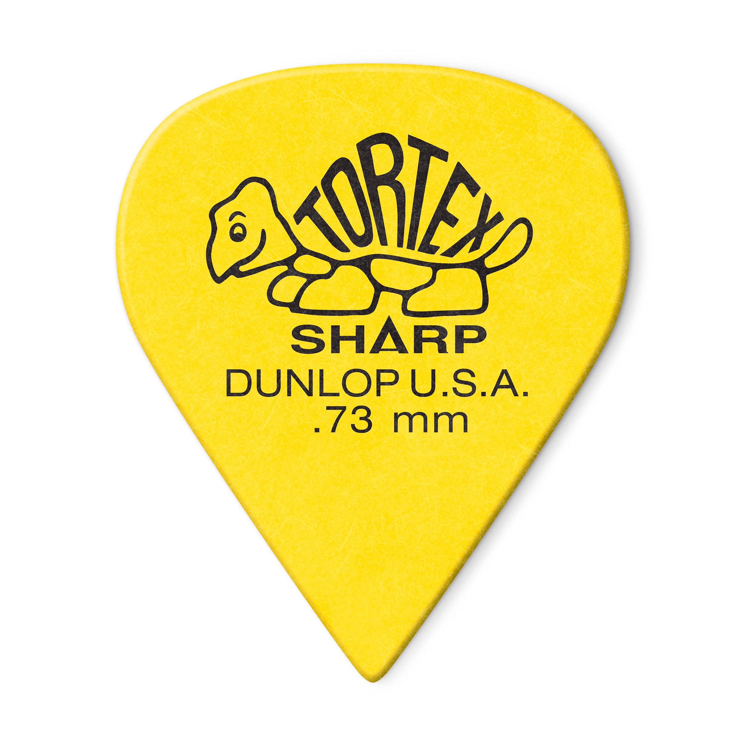 Foto 2 pulgar | Púas Para Guitarra Dunlop Tortex Sharp, 73 Mm, Color Amarillo, 72 Unidades - Venta Internacional.