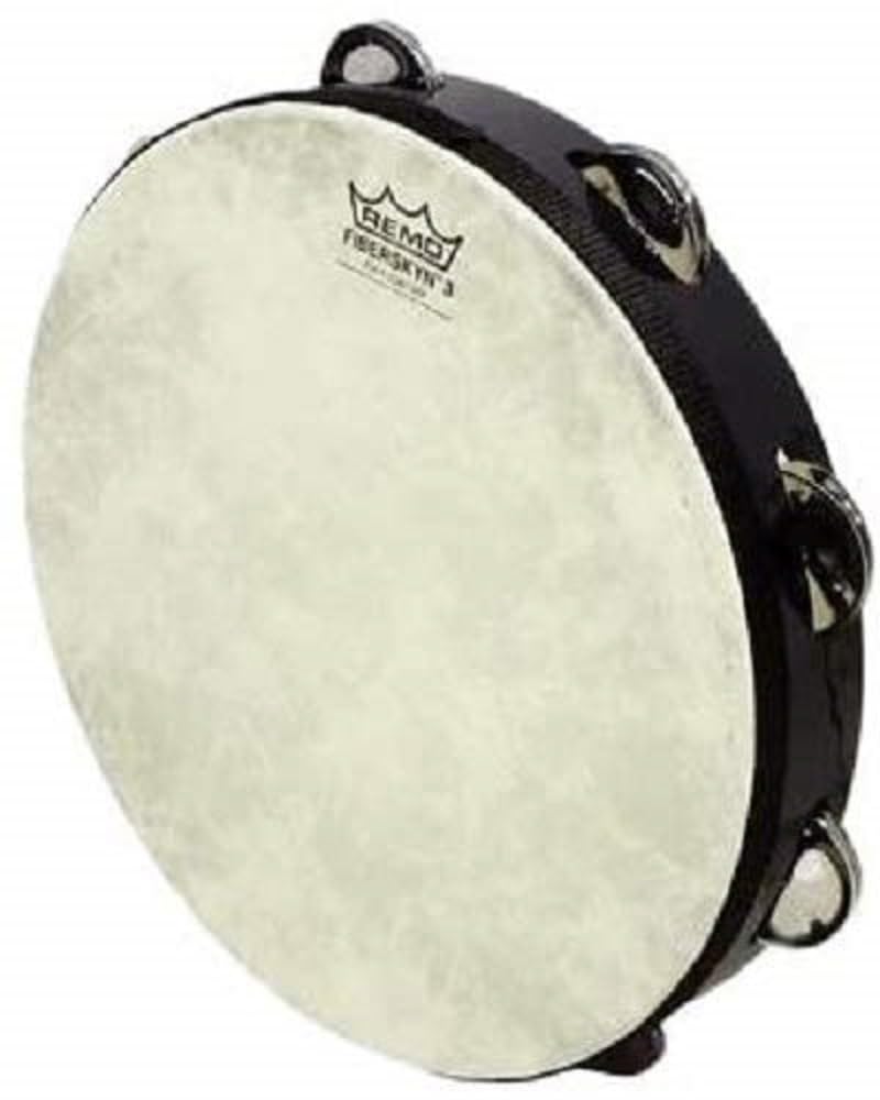 Foto 3 pulgar | Pandereta Remo Fiberskyn Quadura Black 8 - Venta Internacional.