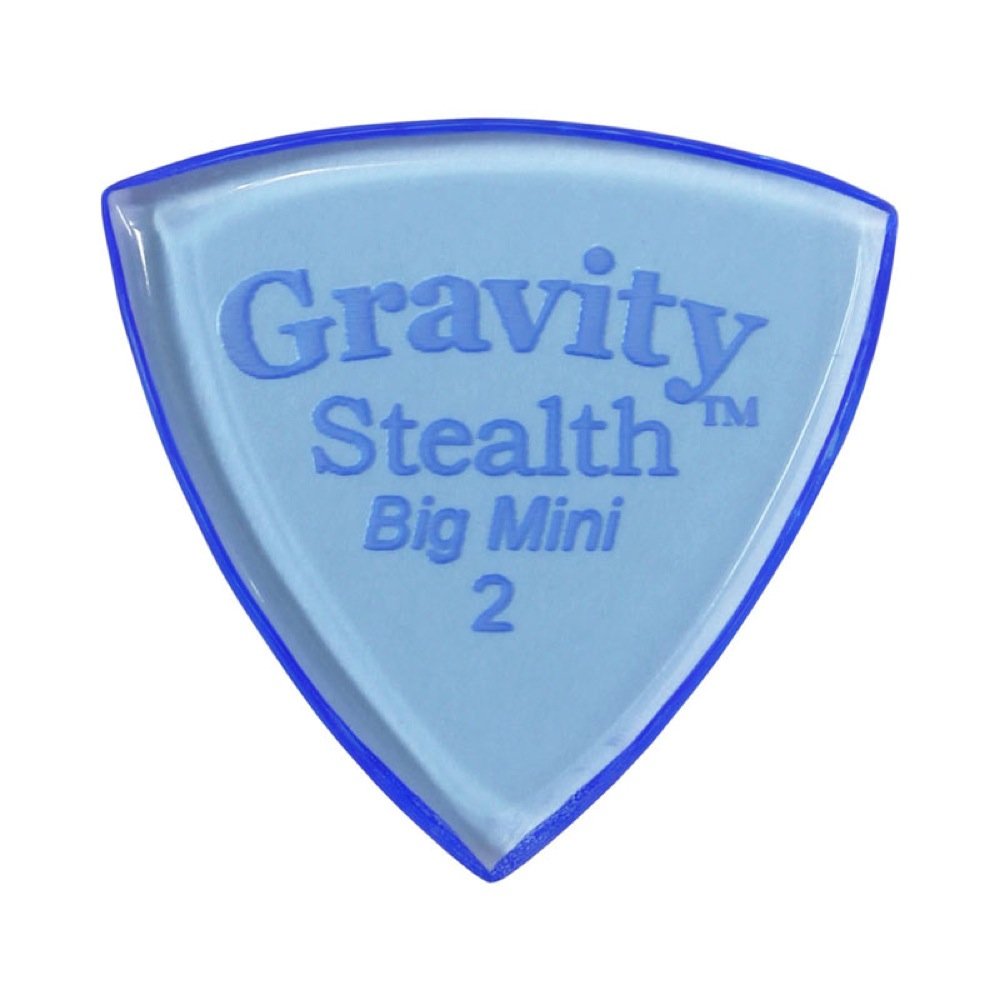 Púa De Guitarra Gravity Bigmini Gurabitexi-pikku Gssb2p 2.0mm Azul - Venta Internacional.