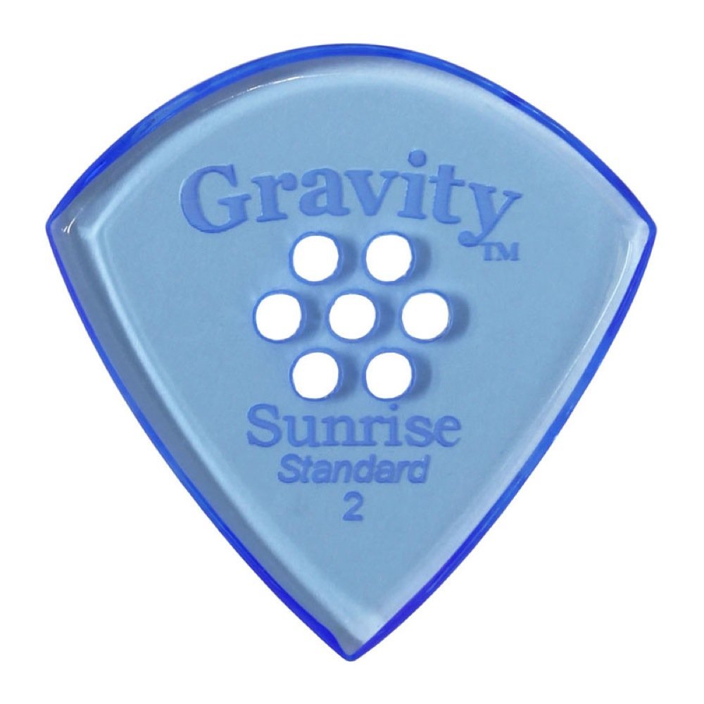 Foto 1 | Púa De Guitarra Gravity Sunrise Standard Pulido Azul - Venta Internacional.