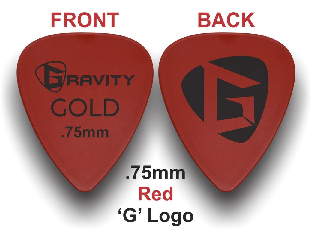 Foto 3 pulgar | Púas Para Guitarra Gravity Gold Series, Ligeras, Paquete De 4 - Venta Internacional.