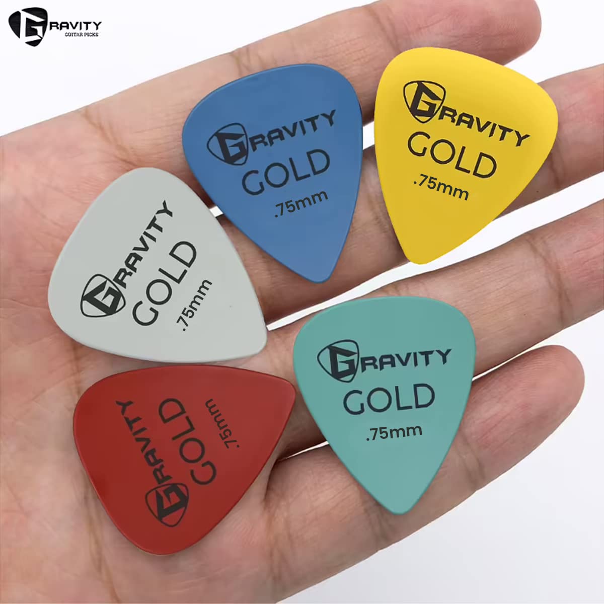 Foto 6 pulgar | Púas Para Guitarra Gravity Gold Series, Ligeras, Paquete De 4 - Venta Internacional.