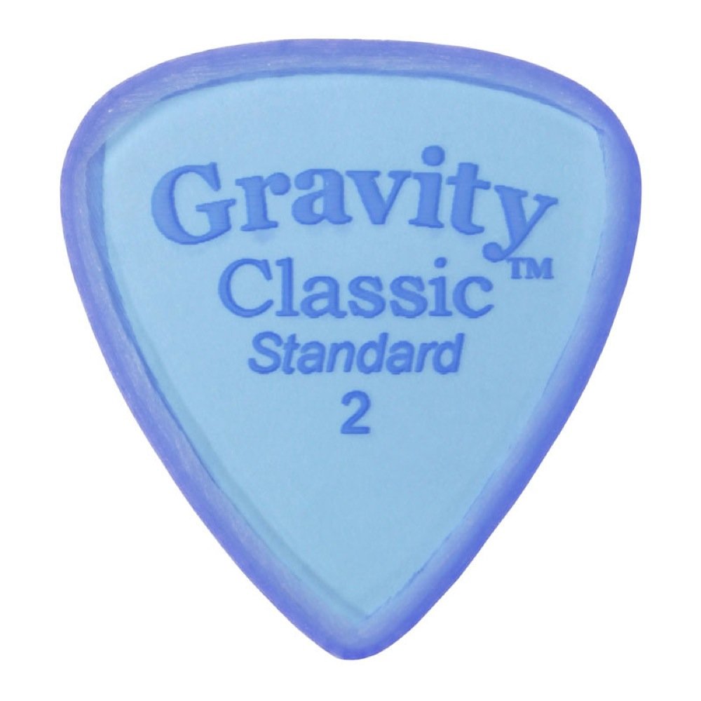 Púa De Guitarra Gravity Gurabitexi-pikku Gcls2 M 2.0 Azul - Venta Internacional.
