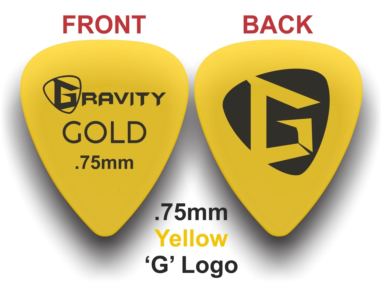 Foto 3 pulgar | Juego De 4 Púas Para Guitarra Gravity Gold Series Peek - Venta Internacional.