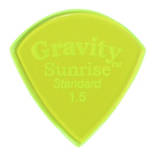 Foto 1 | Púa de Guitarra Gravity Sunrise 1.5 mm Verde Fluorescente Pulida - Venta Internacional
