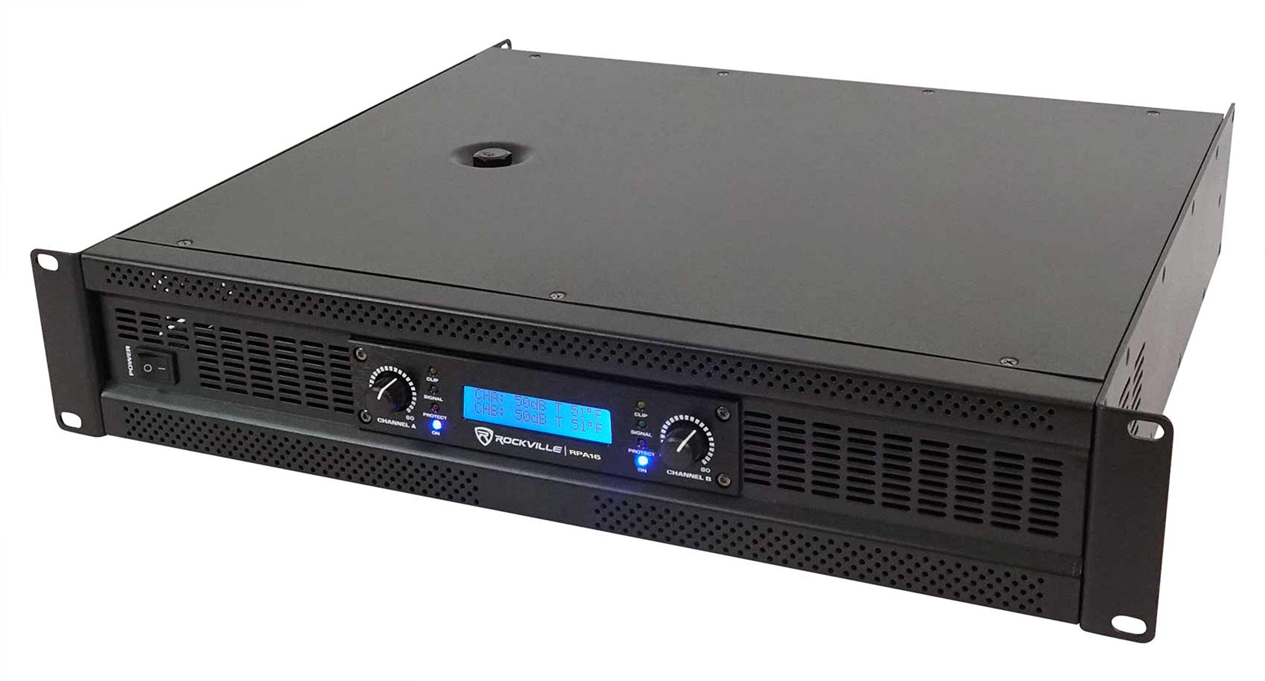 Foto 3 pulgar | Amplificador De Potencia Rockville Rpa14 3000w Rms De 2 Canales - Venta Internacional.