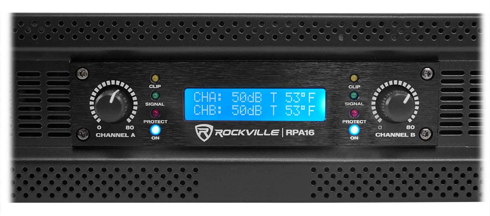 Foto 6 pulgar | Amplificador De Potencia Rockville Rpa14 3000w Rms De 2 Canales - Venta Internacional.