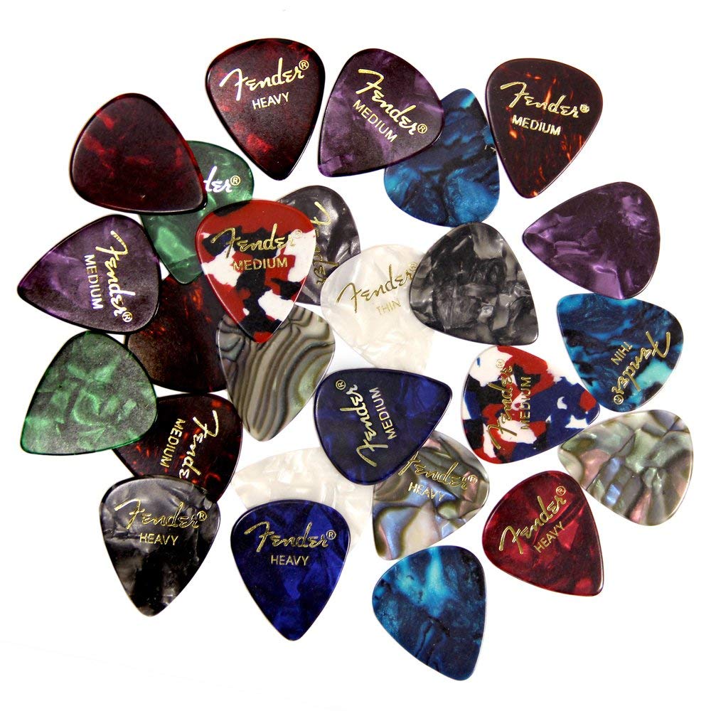 Foto 2 pulgar | Palas Para Guitarra Fender Premium Sampler, Paquete De 24 Con Calibres Finos, Medianos Y Pesados - Venta Internacional.