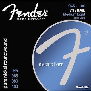 Foto 1 | Cuerdas Para Bajo Fender Original 7150 Pure Nickel Roundbound - Venta Internacional.
