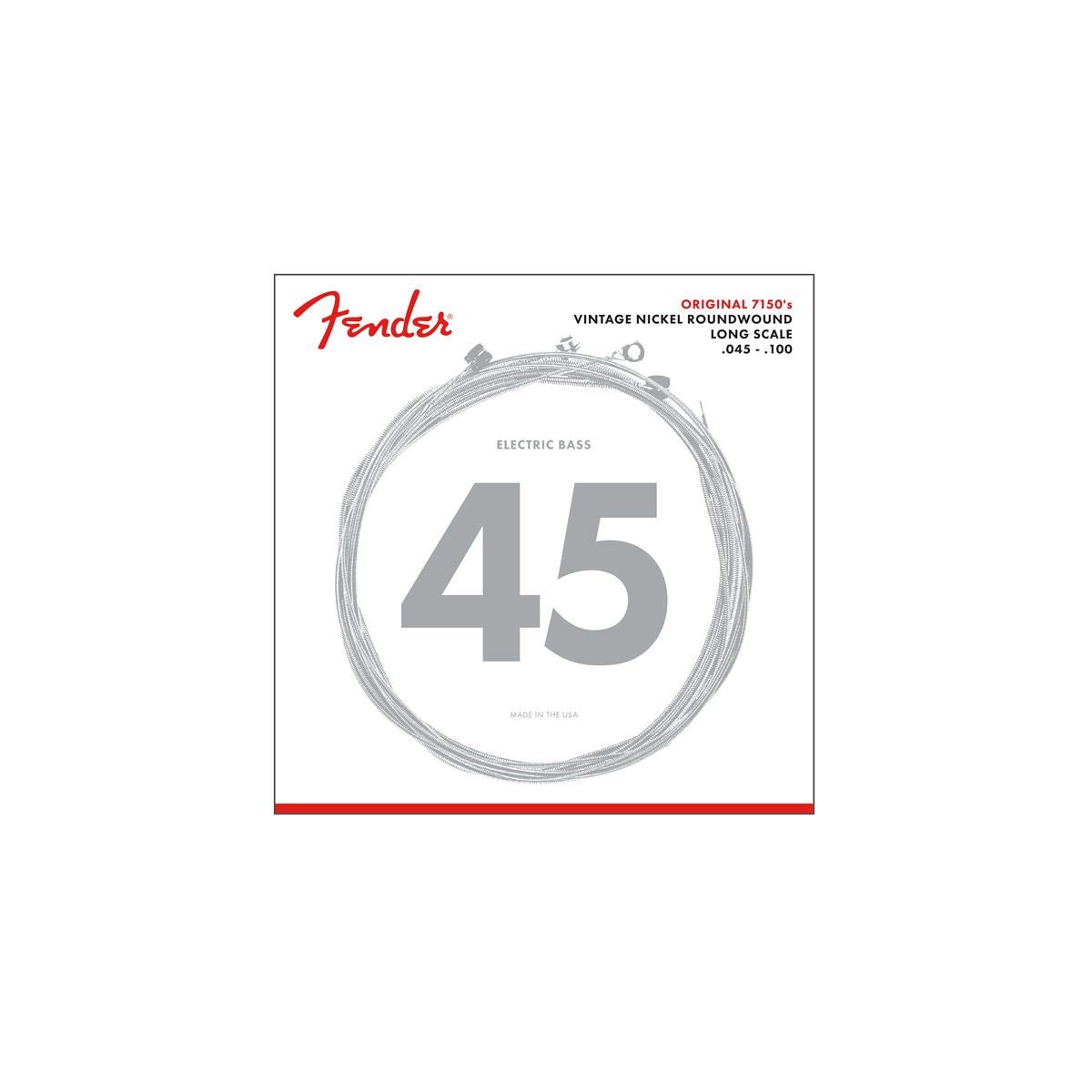 Foto 3 pulgar | Cuerdas Para Bajo Fender Original 7150 Pure Nickel Roundbound - Venta Internacional.