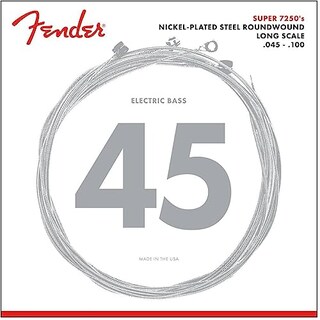 Foto 3 | Cuerdas Para Bajo Fender 7250 De Acero Niquelado, Bobinado - Venta Internacional.
